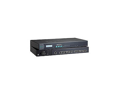 NPort 5650-16-M-SC - 16 port device server, 10/100M Ethernet, RS-232/422/485, RJ-45 8pin, 100M Multi mode Fiber, SC connector, 1 by MOXA